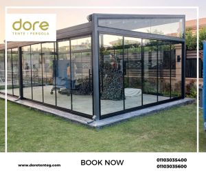 غرف زجاجية جاهزة