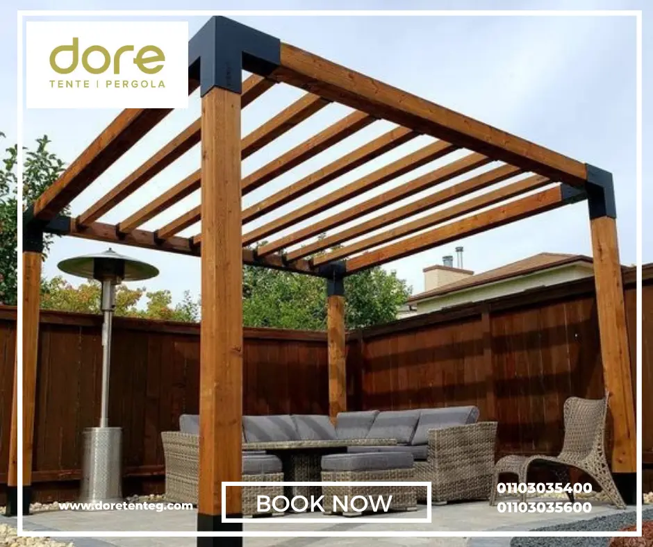 اشكال برجولات للروف