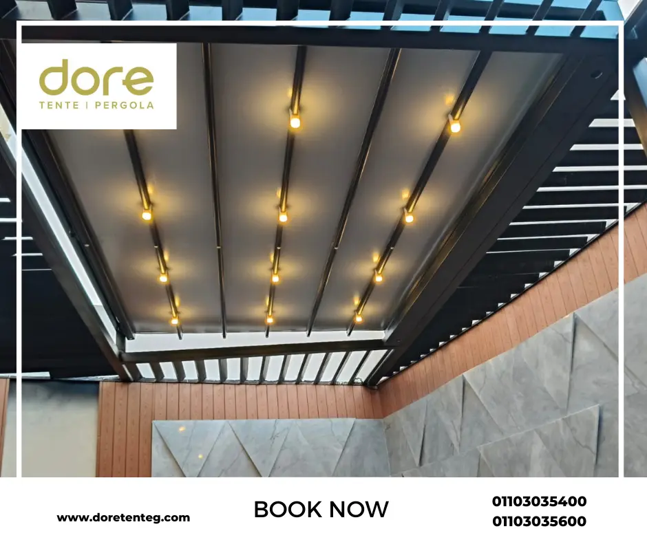 اشكال برجولات حديد